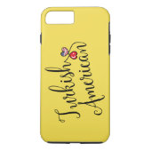 トルコ系アメリカ人の絡み合ったハート携帯電話ケース Case-Mate iPhoneケース (裏面)