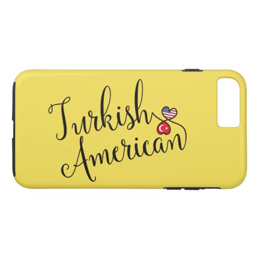 トルコ系アメリカ人の絡み合ったハート携帯電話ケース Case-Mate iPhoneケース (裏面(横))