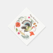 トルコ素朴感謝祭 スタンダードカクテルナプキン (角)