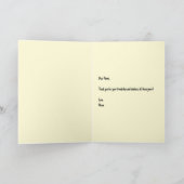 トルコ結婚のイエローノートカード ノートカード (内部)