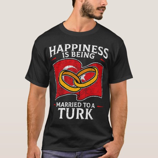 トルコ結婚のトルコ伝統ルーツトルコ国旗Ma Tシャツ (正面)