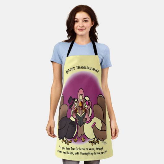 トルコ結婚の エプロン (着用した状態)