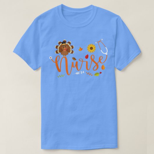 トルコ聴診器ナース感謝祭 Tシャツ (デザイン正面)