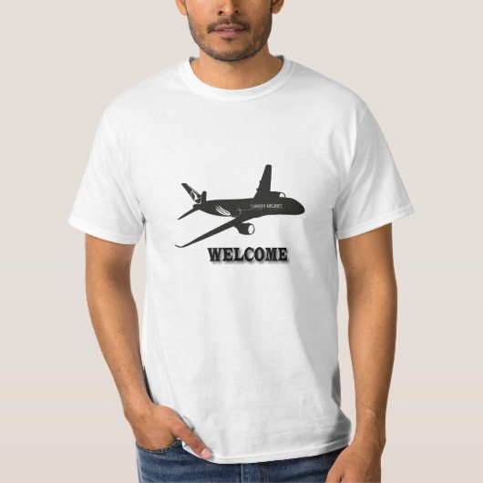トルコ航空へようこそ Tシャツ (正面)