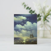 トルコ船に勝利した後にマーキュリーをブリグ。 ポストカード (スタンド正面)