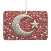 トルコ色とカーエアフレッシュデザイン カーエアーフレッシュナー (裏面)