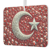 トルコ色とカーエアフレッシュデザイン カーエアーフレッシュナー (左)