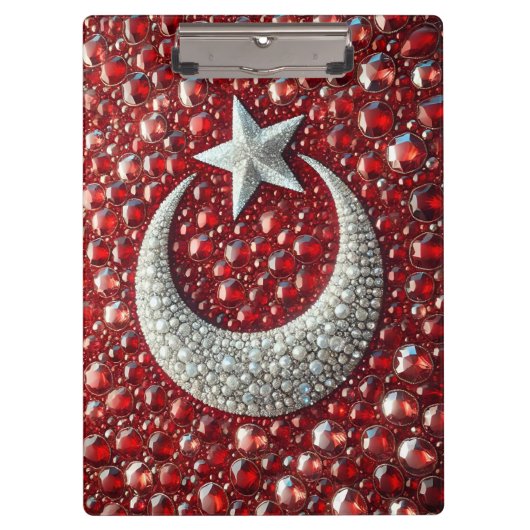 トルコ色の愛国的なクリップボード クリップボード (正面)