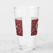 トルコ色入りガラスカップ タンブラーグラス (左)