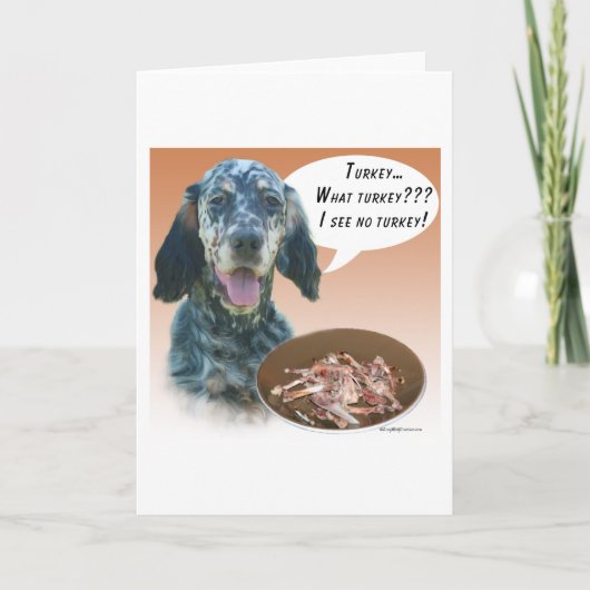 トルコ英国セッター カード (正面)