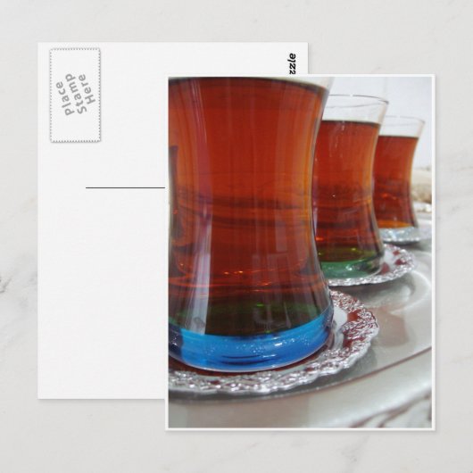 トルコ茶 ポストカード (正面/裏面)