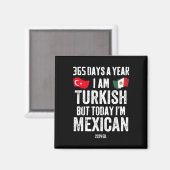 トルコ語だが今日はメキシコおもしろいのCinco De Mayo マグネット (正面/裏面)