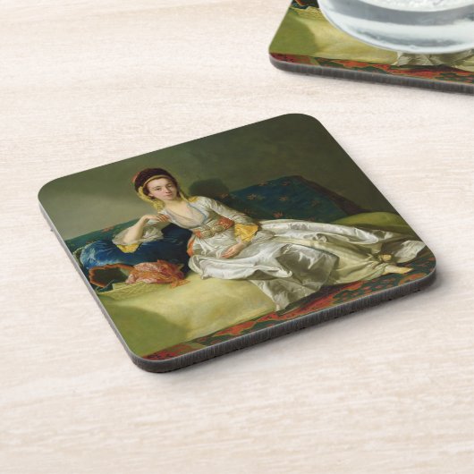 トルコ語のナンシーの聖職者は、c.1771 (警察官の油服を着ます コースター (左側)