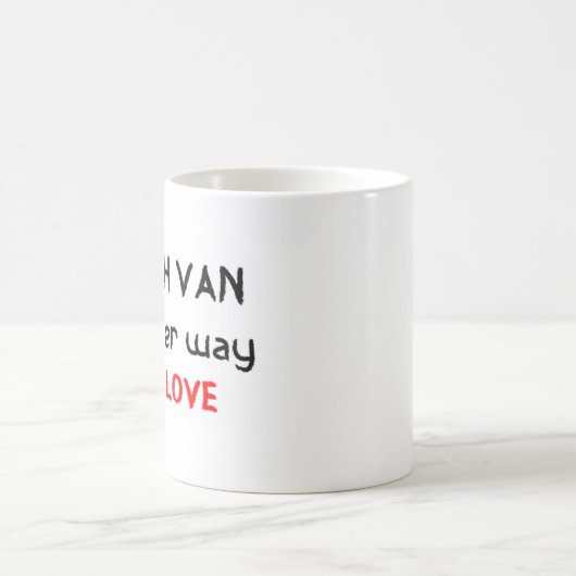 トルコ語のファン愛のマグ コーヒーマグカップ (中央)