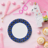 トルコ語のモチーフを持つ民族パターン ペーパープレート (パーティー)