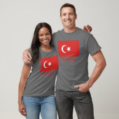 トルコ語の名前のトルコの旗 Tシャツ (ユニセックス)