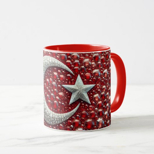 トルコ語の色を使用したマグカップのコンボ マグカップ (正面右)