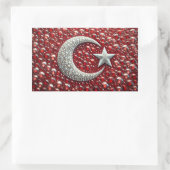 トルコ語の色を使用した四角形のシール 長方形シール (バッグ)