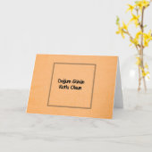 トルコ語の誕生日カード 黒い文字 カード (黄色い花)