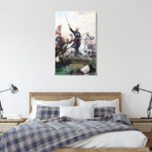 トルコ語のM.D.スコベレロシアのフ将軍 キャンバスプリント (インサイチュ (寝室))