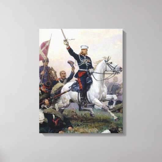 トルコ語のM.D.スコベレロシアのフ将軍 キャンバスプリント (正面)