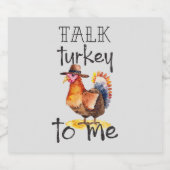 トルコ語を使う スパークリングワインラベル (シングルラベル)