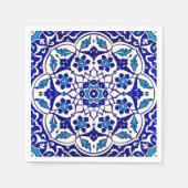 トルコ語オットマンイズニクパーティー食器 スタンダードカクテルナプキン (正面)