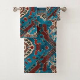 トルコ語トレンディー美しい古いパターンコレクション バスタオルセット