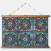 トルコ語トレンディー美しい古いパターンコレクション 吊り下げ型タペストリー (正面)