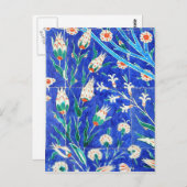 トルコ語フローラタイル ポストカード (正面/裏面)