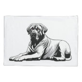 トルコ語マスティフ1316232497 枕カバー (裏面-左)