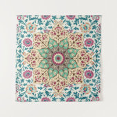 トルコ語数々ののメダリオンヴィンテージ色パターン タペストリー (正面(横))