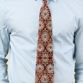 トルコ語17世紀のブルゴーニュ・オフ・ホワイト ネクタイ