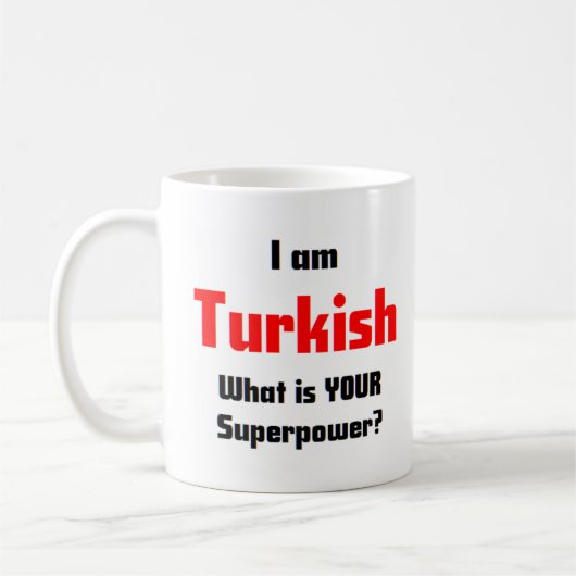 トルコ語 コーヒーマグカップ (左)