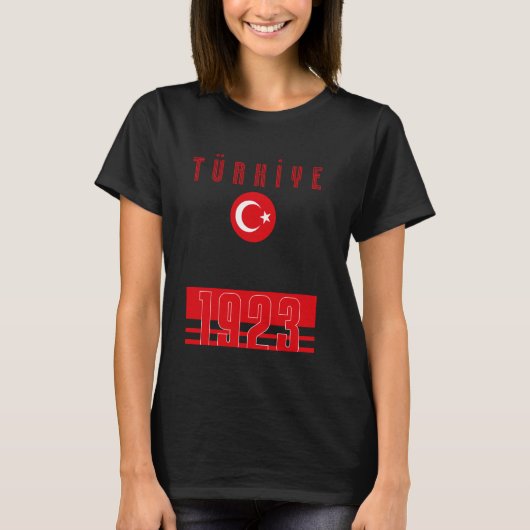 トルコ語Milli Takim - 1923 Tシャツ (正面)