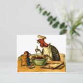 トルコ調理師 ポストカード (スタンド正面)