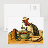 トルコ調理師 ポストカード (正面/裏面)