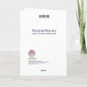 トルコ識別感謝祭 カード (裏面)