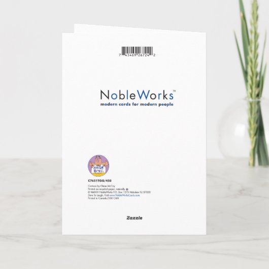 トルコ識別感謝祭 カード (裏面)