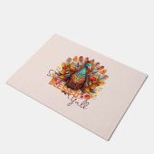 トルコ賛美と一緒にカラフルいる ドアマット (アングル)