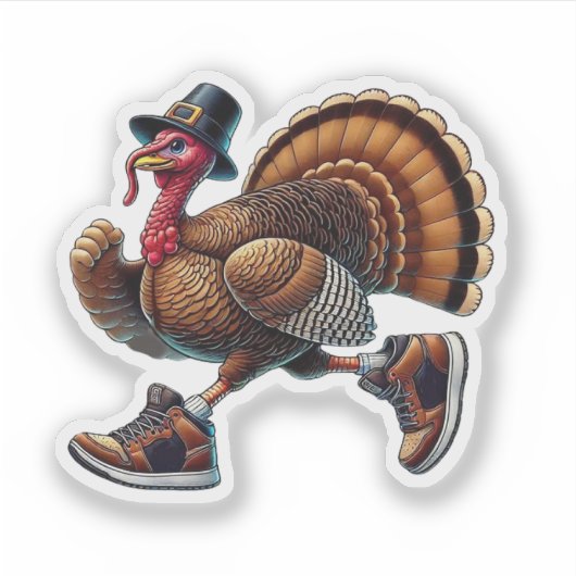トルコ走の靴 シール (正面)