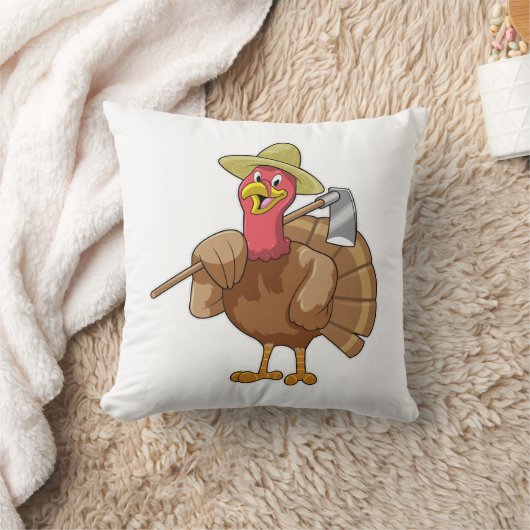 トルコ農家 クッション (ブランケット)