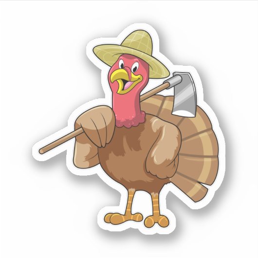 トルコ農家 シール (正面)