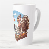 トルコ遊チェス カフェラテマグ (右アングル)