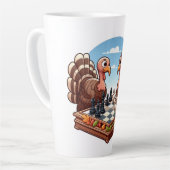 トルコ遊チェス カフェラテマグ (左アングル)