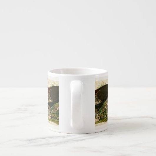 トルコ野生のオードボンバ絵画ードズ エスプレッソカップ (裏面)