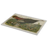 トルコ野生のオードボンバ絵画ードズ カッティングボード (角)