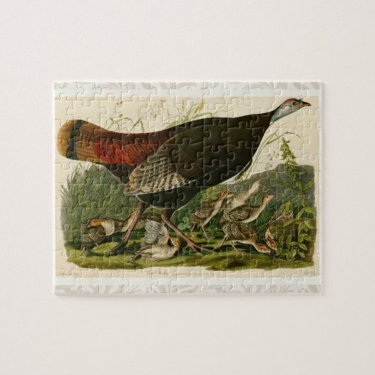 トルコ野生のオードボンバ絵画ードズ ジグソーパズル (横)