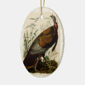 トルコ野生のオードボンバ絵画ードズ セラミックオーナメント (左)