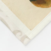 トルコ野生のオードボンバ絵画ードズ フリースブランケット (角)